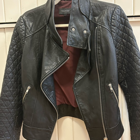 COPY - Mackage lambskin biker style jacket . - Picture 9 of 9